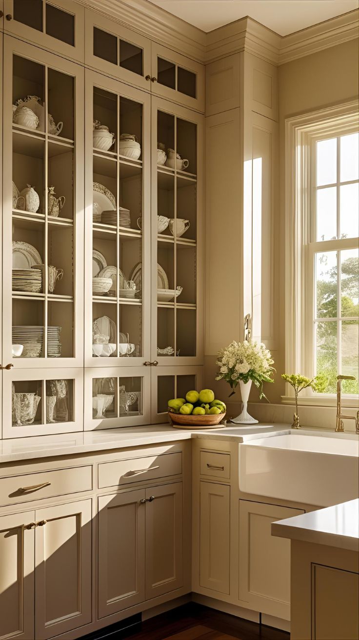 Glass-Fronted Cabinets