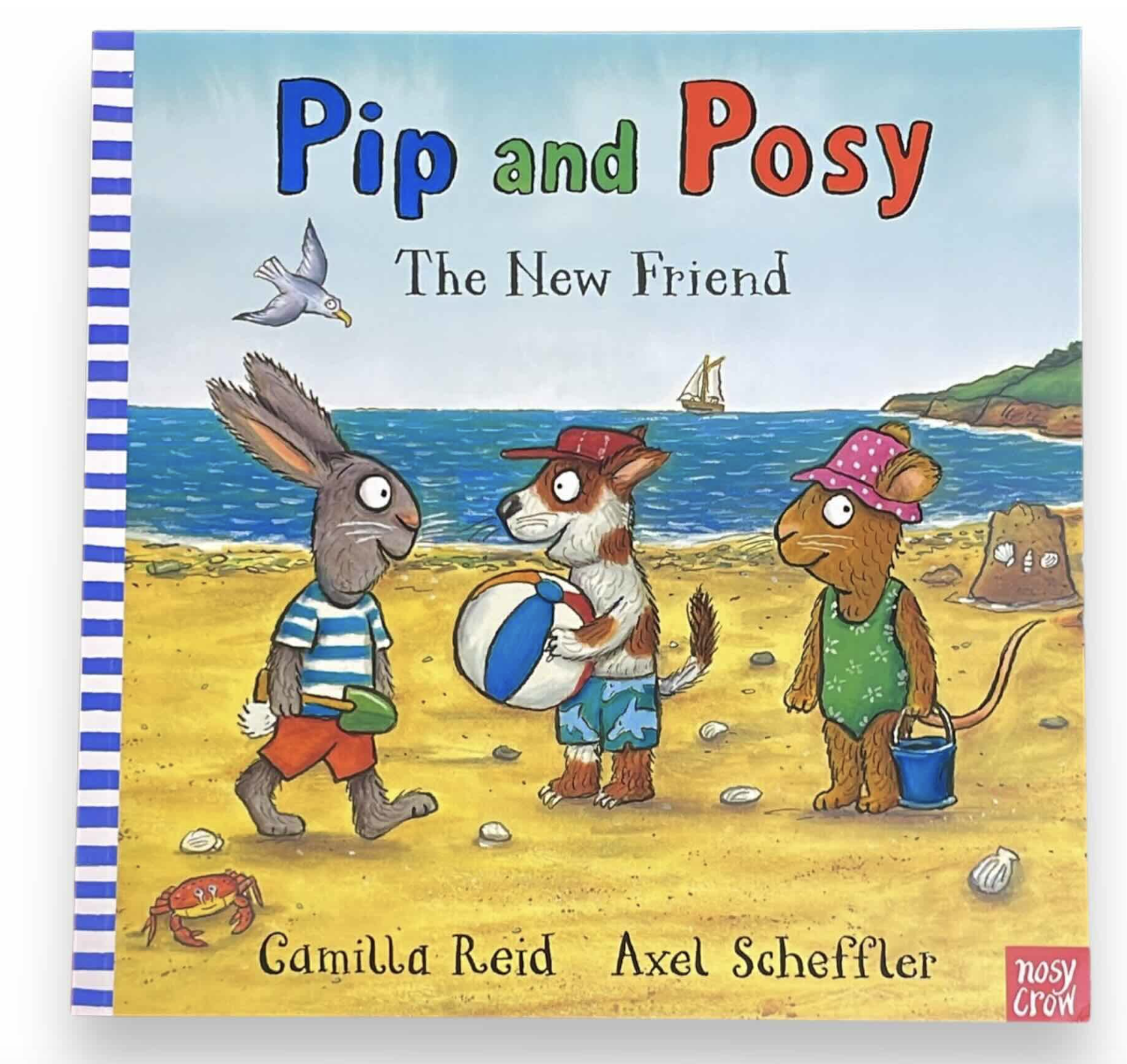 A book cover with cartoon animals on the beach

AI-generated content may be incorrect.