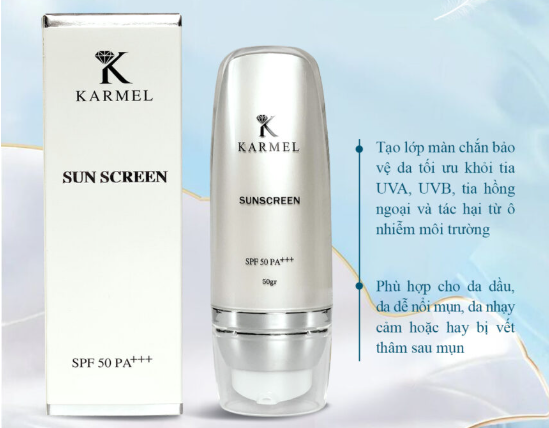 Bảo vệ làn da của bạn với kem chống nắng karmel sunscreen