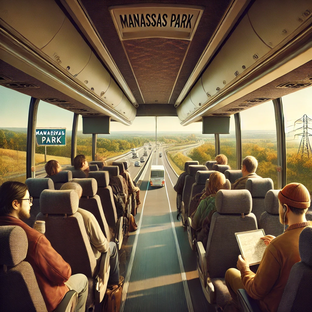 is there bus from manassas park to new york city​