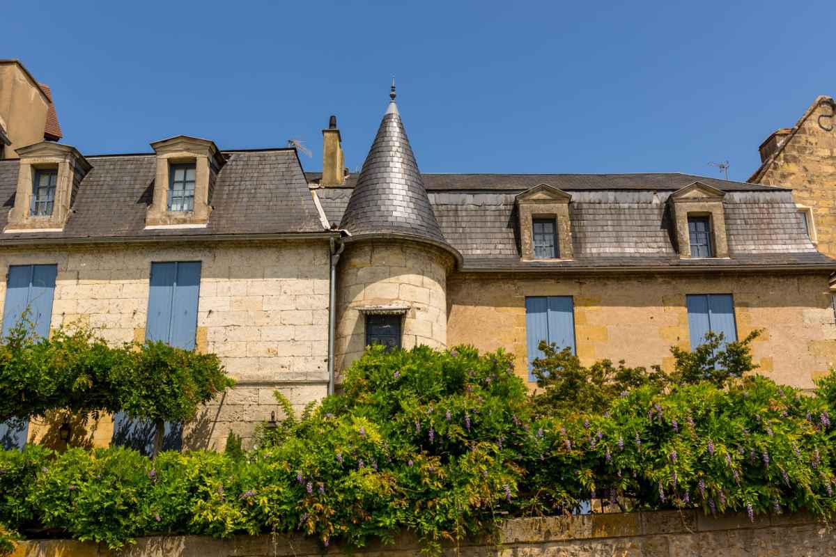 Ancient houses of Bergerac, Aquitaine, France
