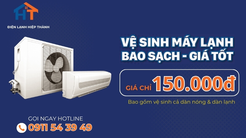 Dịch Vụ Vệ Sinh Máy Lạnh Tại Điện Lạnh Hiệp Thành