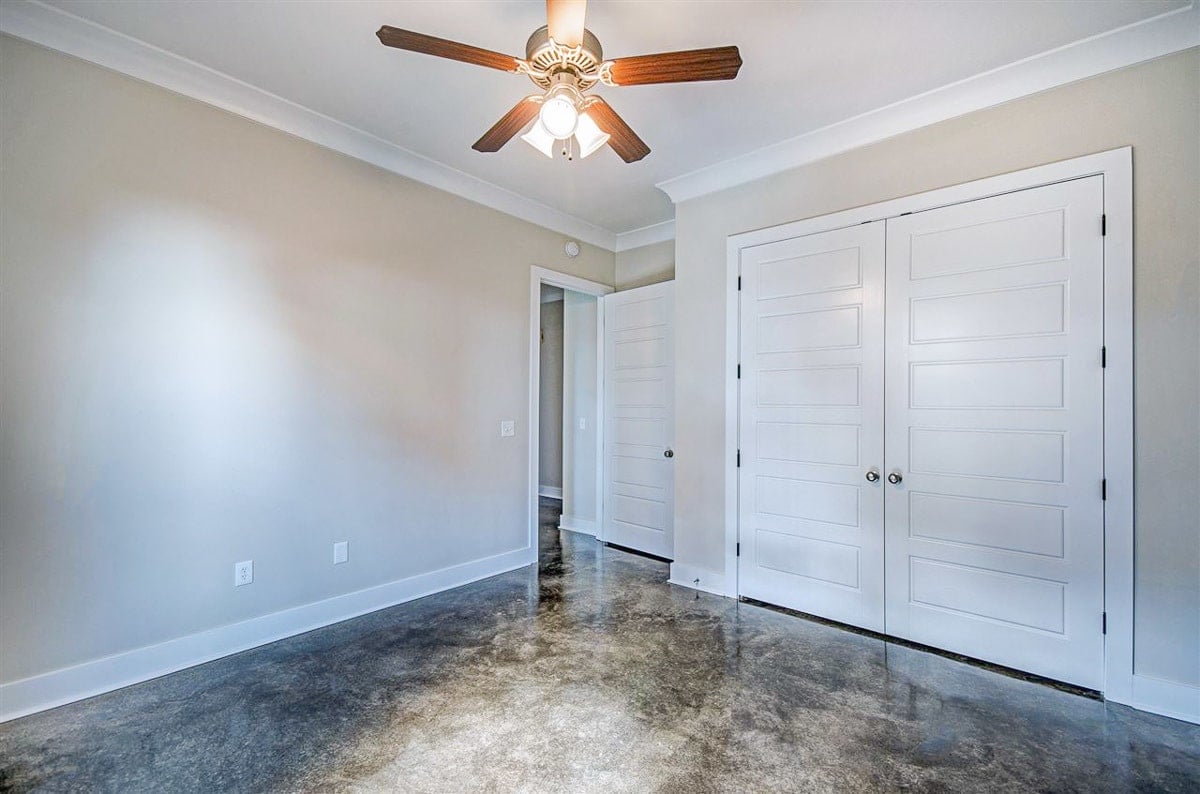 The closet in this bedroom is bigger though.