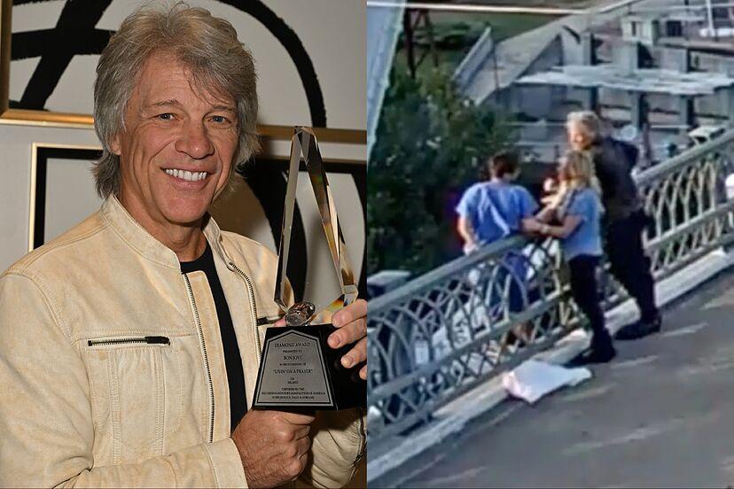 Rockstar Jon Bon Jovi saves a woman from jumping off a bridge in Nasville  | Marca