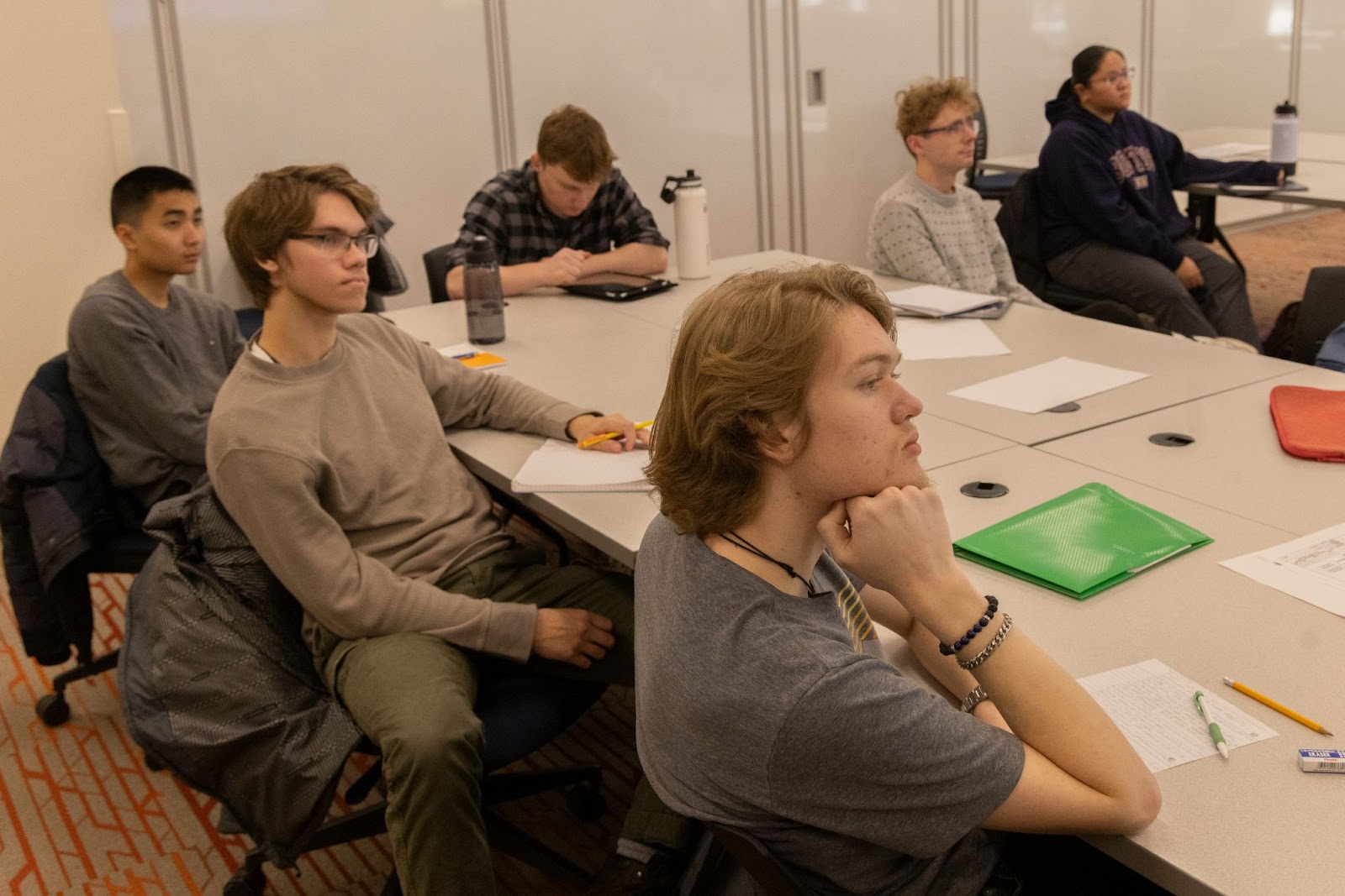 Miami University students preparing for their study abroad experience. 