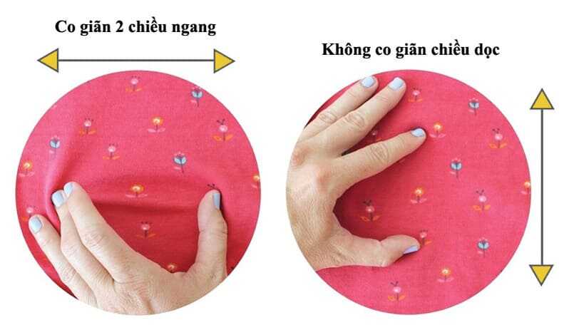 vải thun co giãn 2 chiều