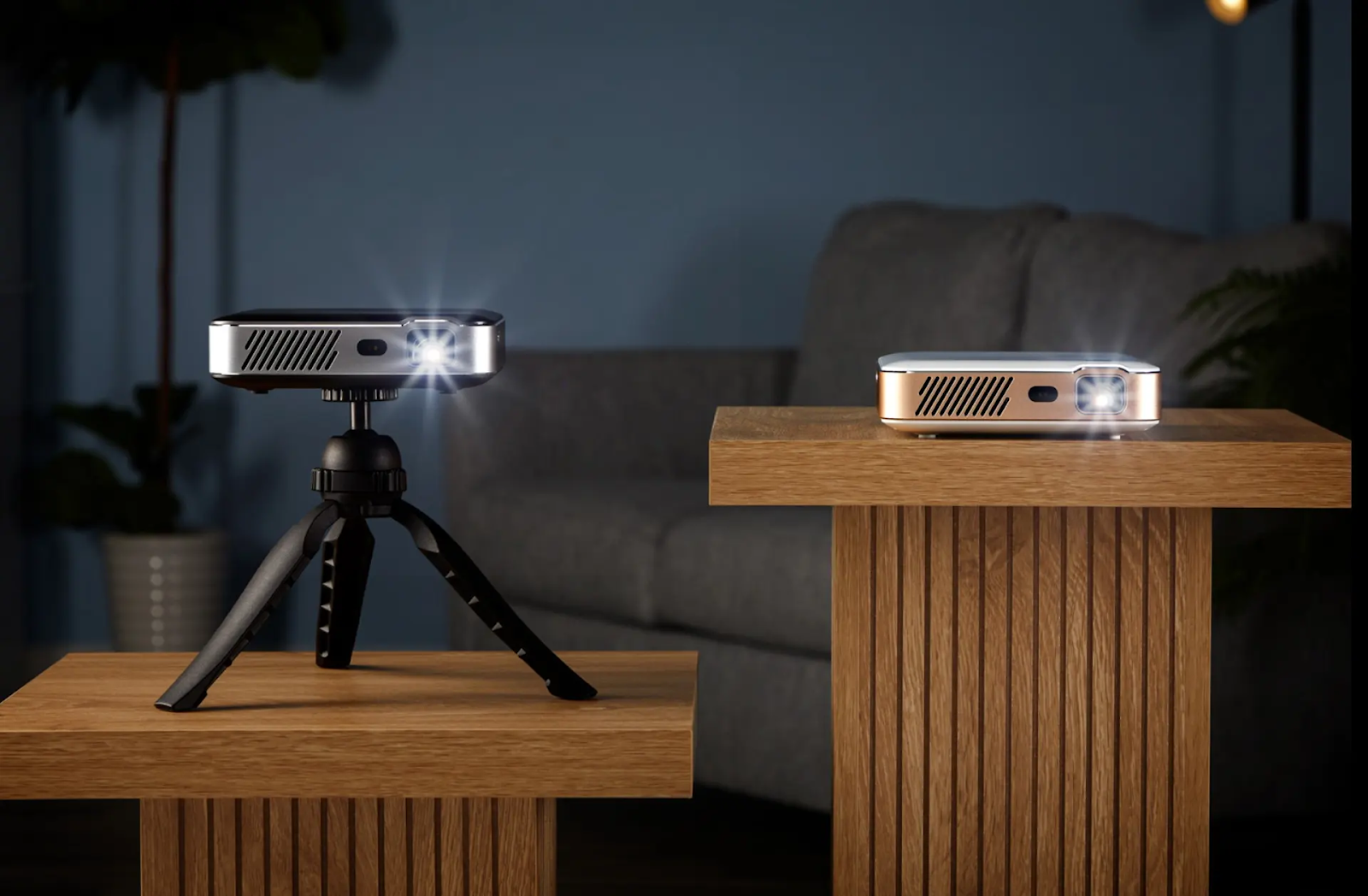 Kodak Luma 500 with and without tripod.