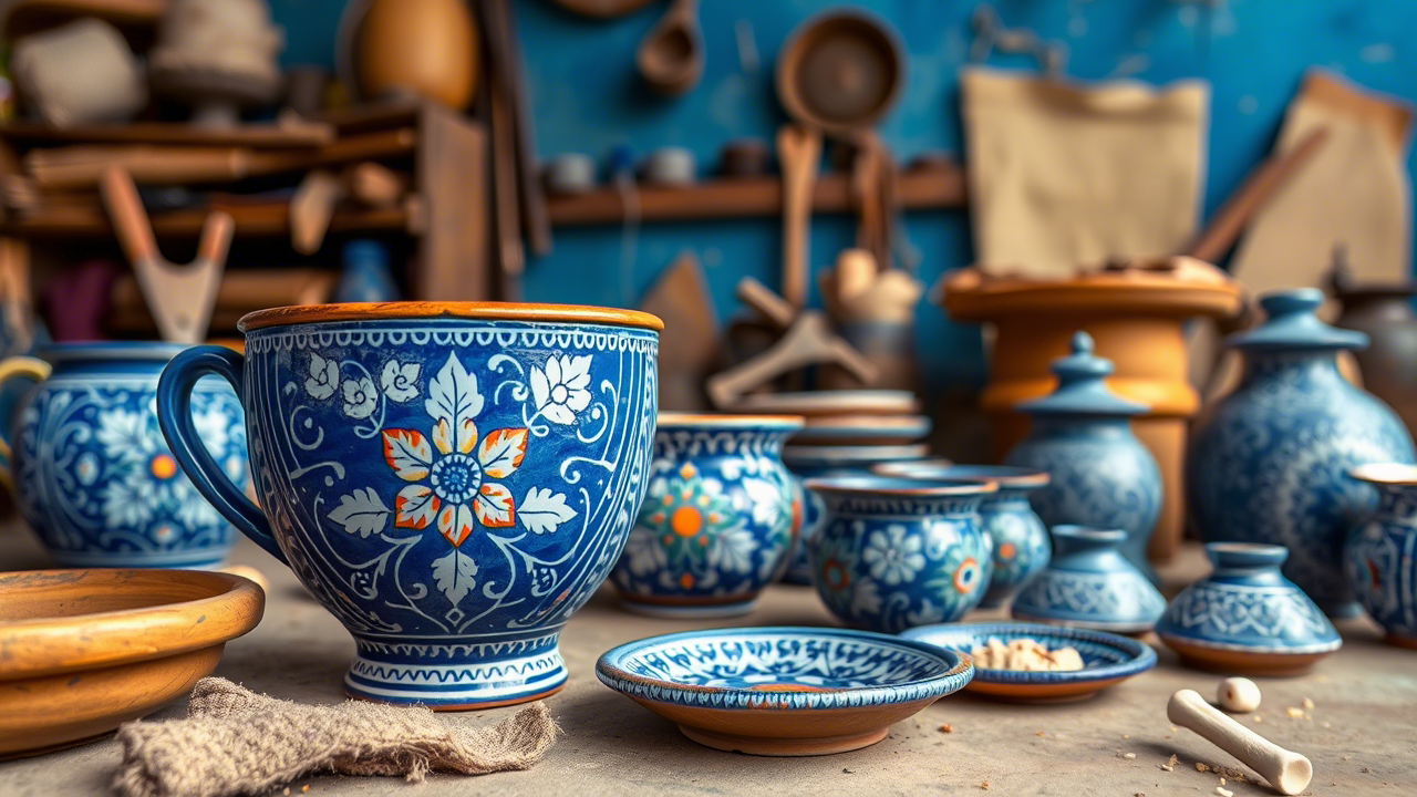 Multani Blue Pottery