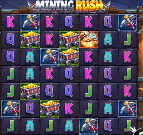 Mining Rush slot symbols