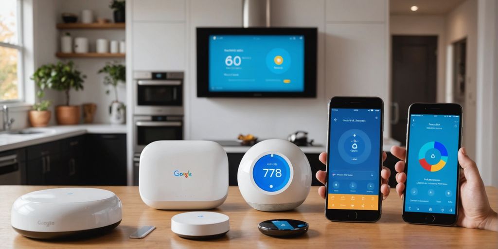 Smart home devices controlled by smartphone