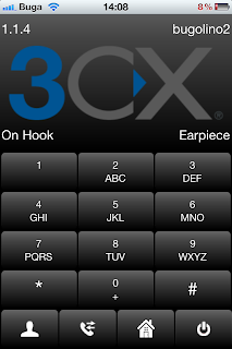 Figura com as configuracoes do telefone pra VOIP