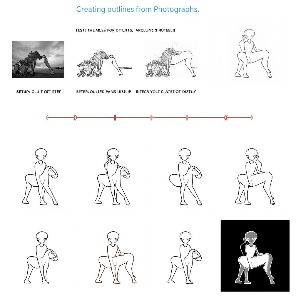 how to make an outline from a picture