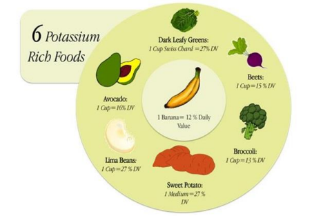 Potassium rich foods