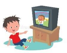 Kid watching TV. A boy smiling happily seeing himself show up on TV , #spon, #TV, #watching, #Kid, #boy, #show #… | Time kids, Camping crafts for kids, Kids clipart