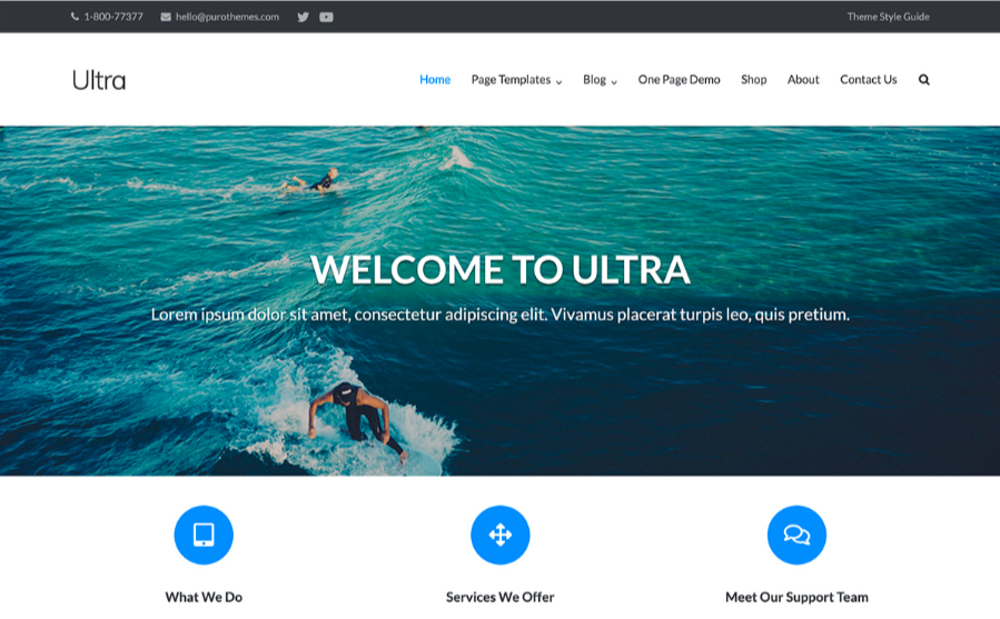 tema ultra wordpress