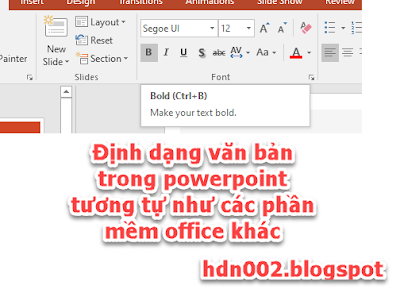 Hướng Dẫn Chèn Văn Bản, Hình Ảnh, Video và Âm Thanh Khi Tạo Bài Thuyết Trình Bằng PowerPoint - hdn002.blogspot.com