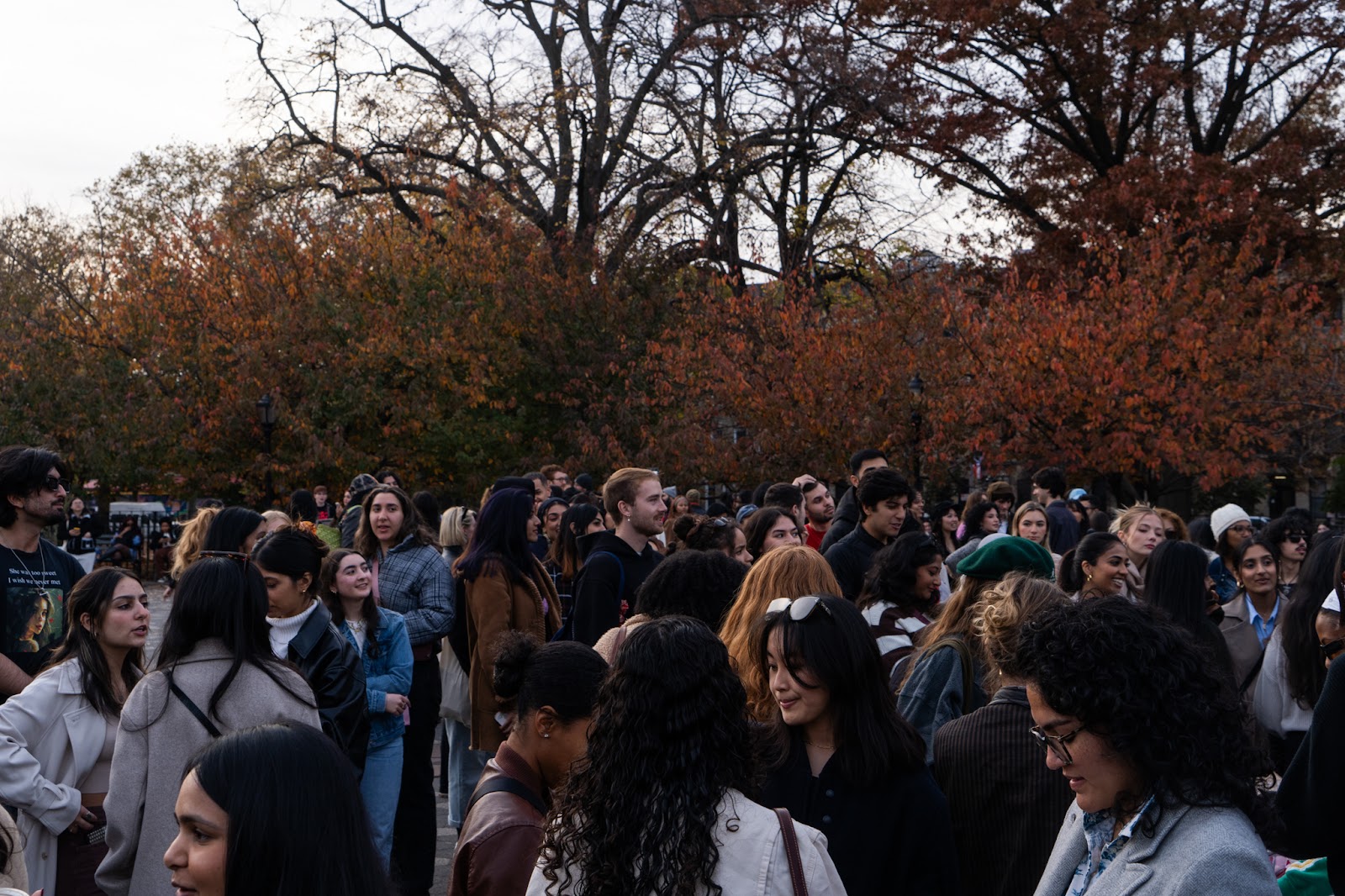 An image of the crowd at the Zayn Malik look-alike contest.
