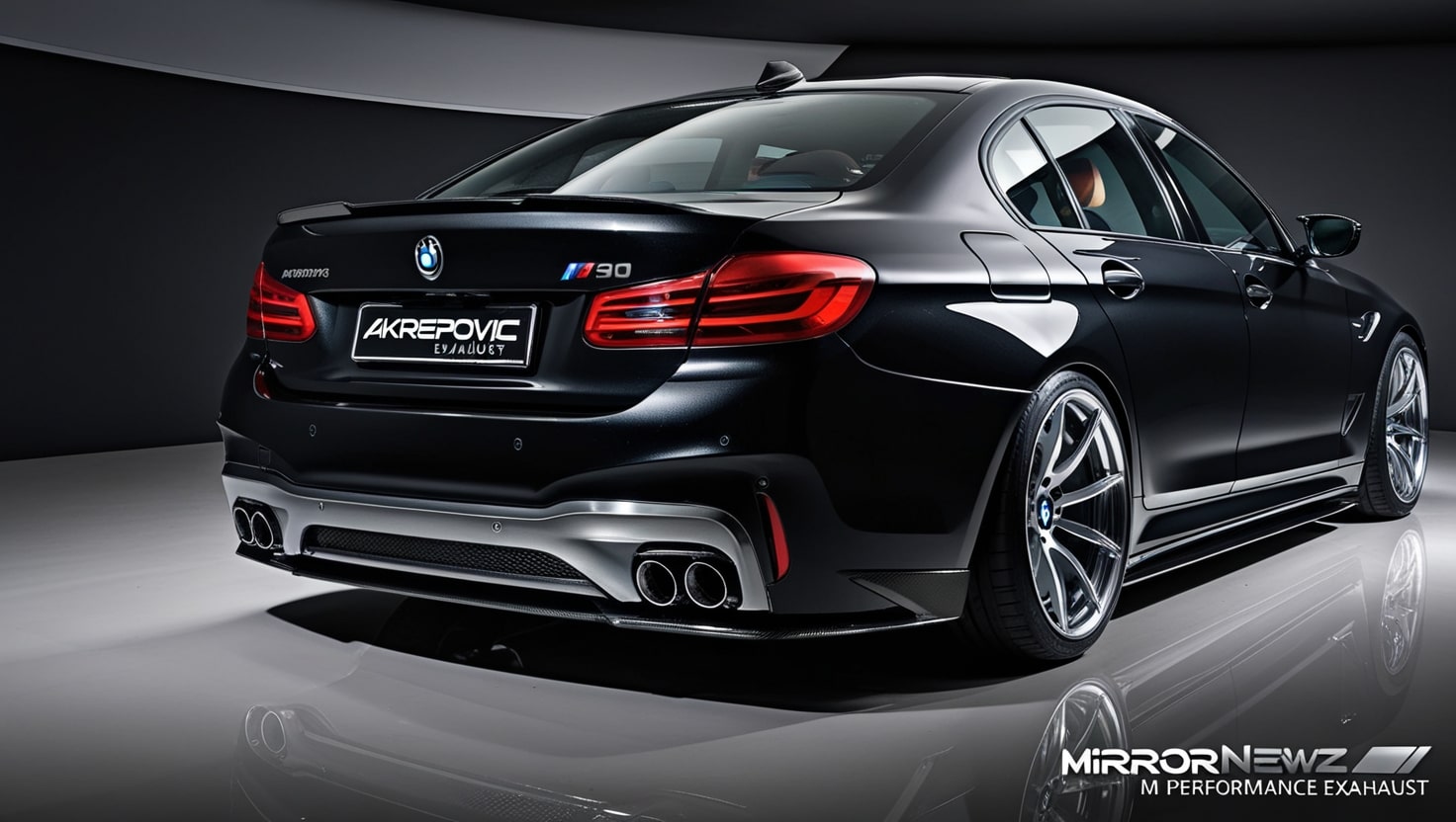 Akrepovic Exahaust Bmw F90 Versus M Performance Exhaust