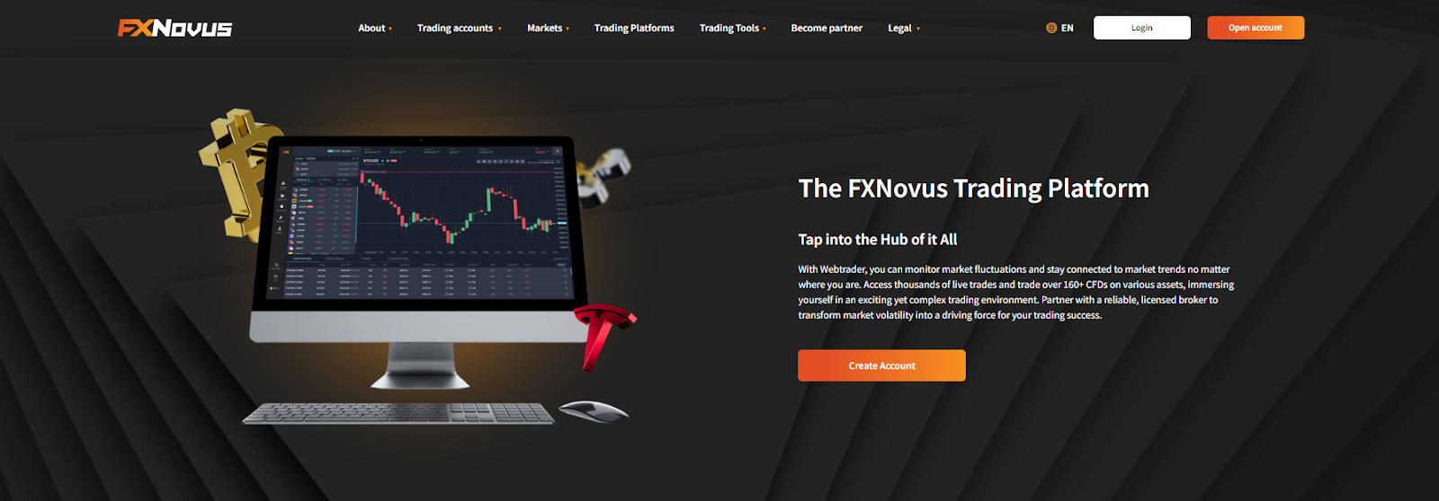 En savoir plus sur la plateforme de trading FXNovus