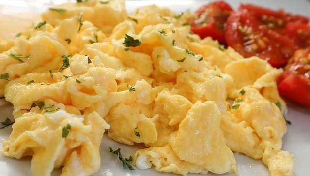 scrambled eggs