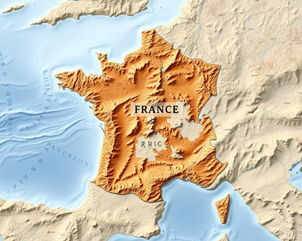 carte vierge de la france