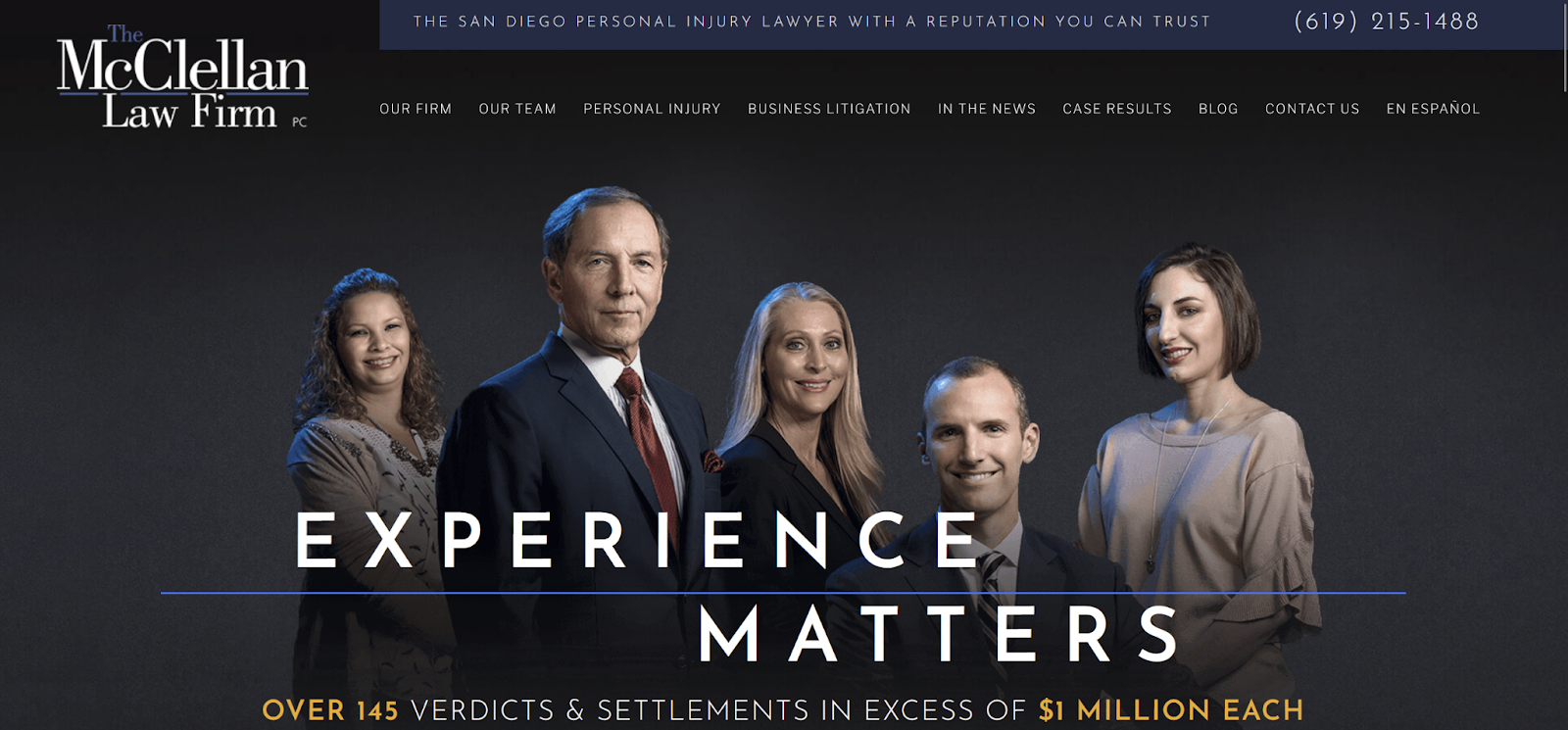 The McClellan Law Firm website