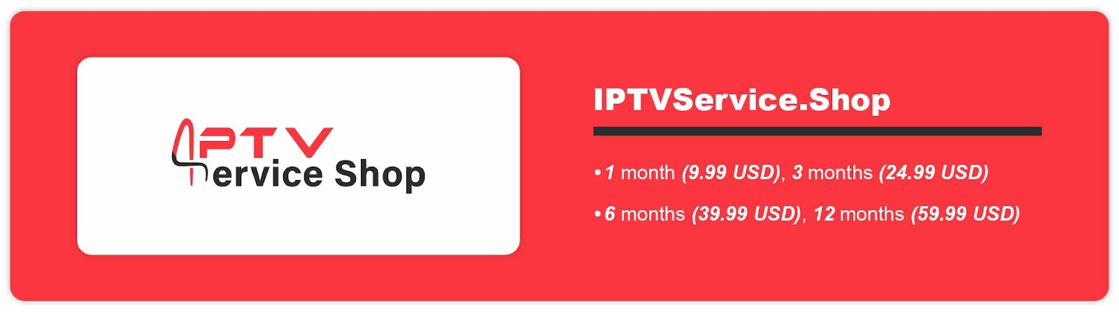 IPTVService.Shop Pricing