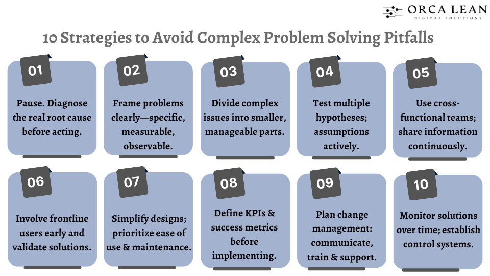 problem solving pitfalls in factory