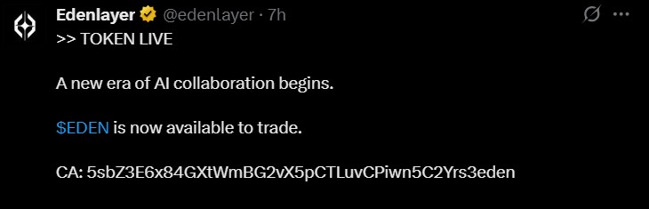 Eden Layer Crypto