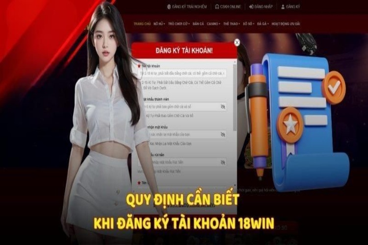 Điều kiện để đăng ký 18WIN 