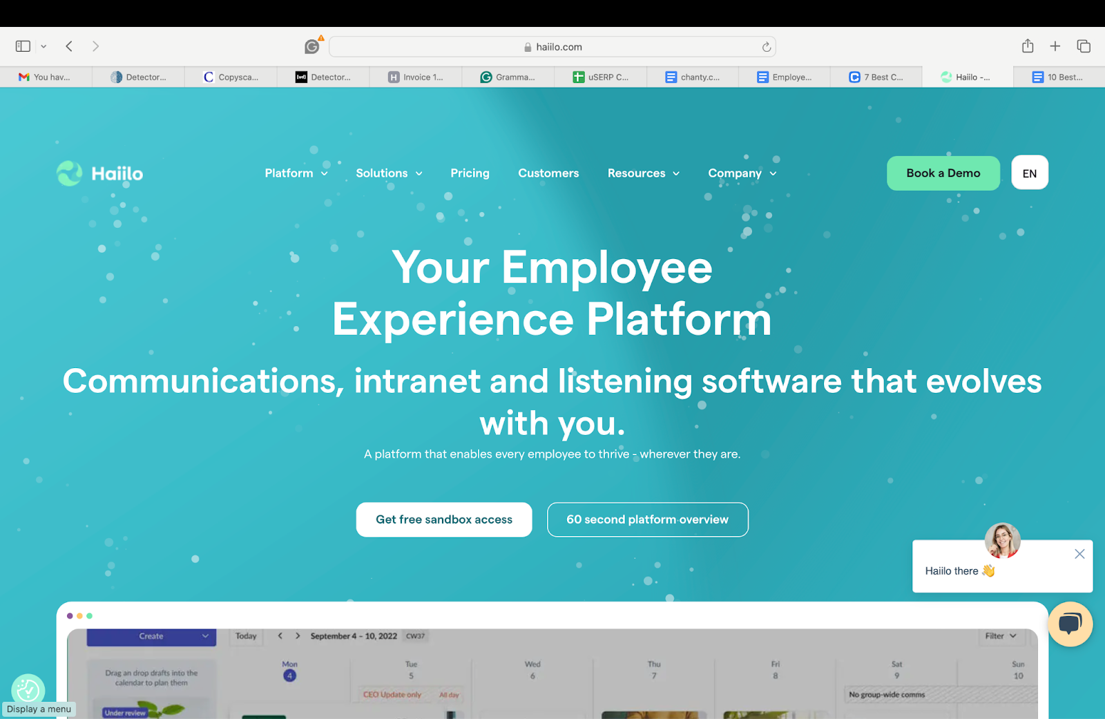 Haiilo employee engagement software