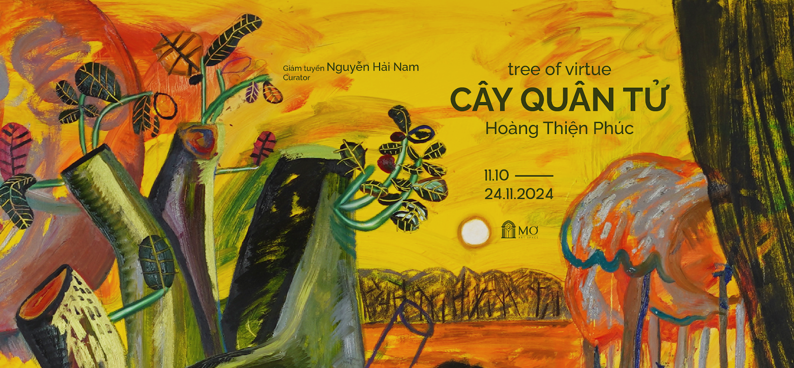 Khám phá "Cây Quân Tử", triển lãm cá nhân đầy cảm hứng của Hoàng Thiện Phúc tại Mơ Art Space