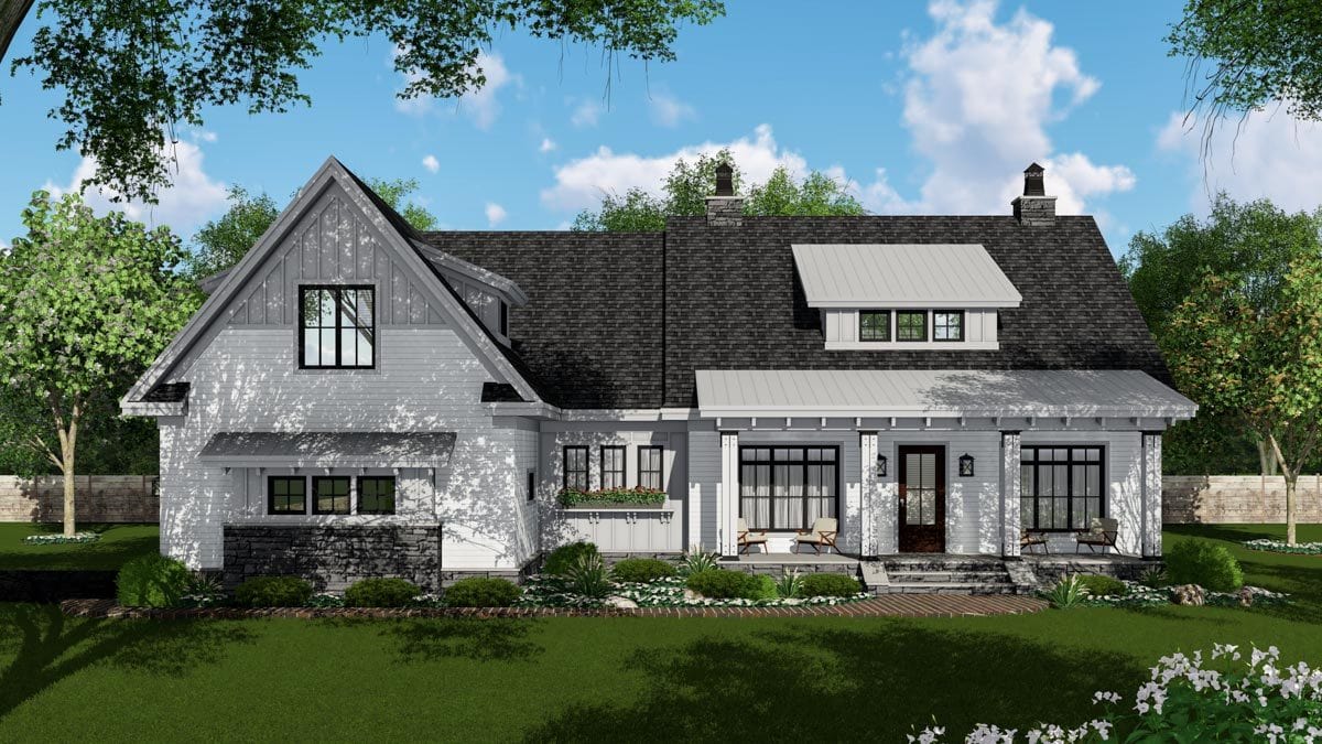 Two-Story 4-Bedroom New American Home with Bonus Room Option