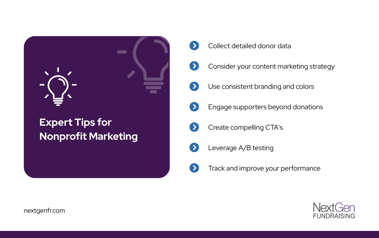 Expert tips for nonprofit marketing 
