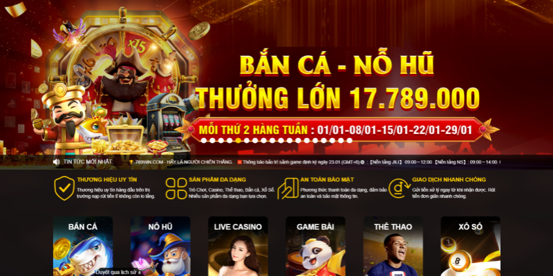 Nổ hũ 789Win - Bom tấn game slots đổi thưởng uy tín hàng đầu thị trường