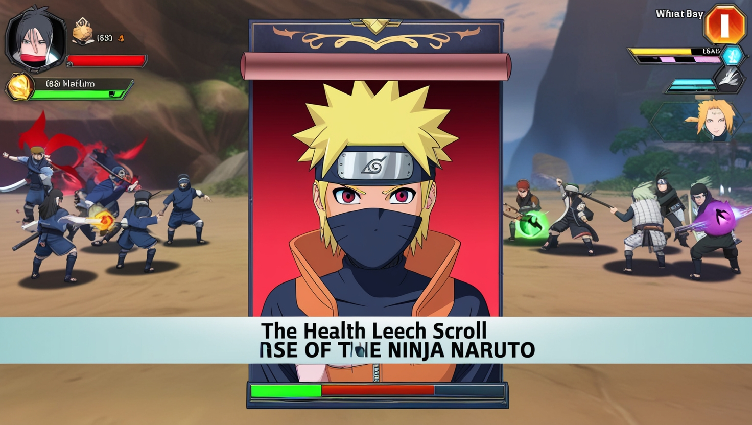  the Health Leech Scroll is Broken Rise of the Ninja Naruto