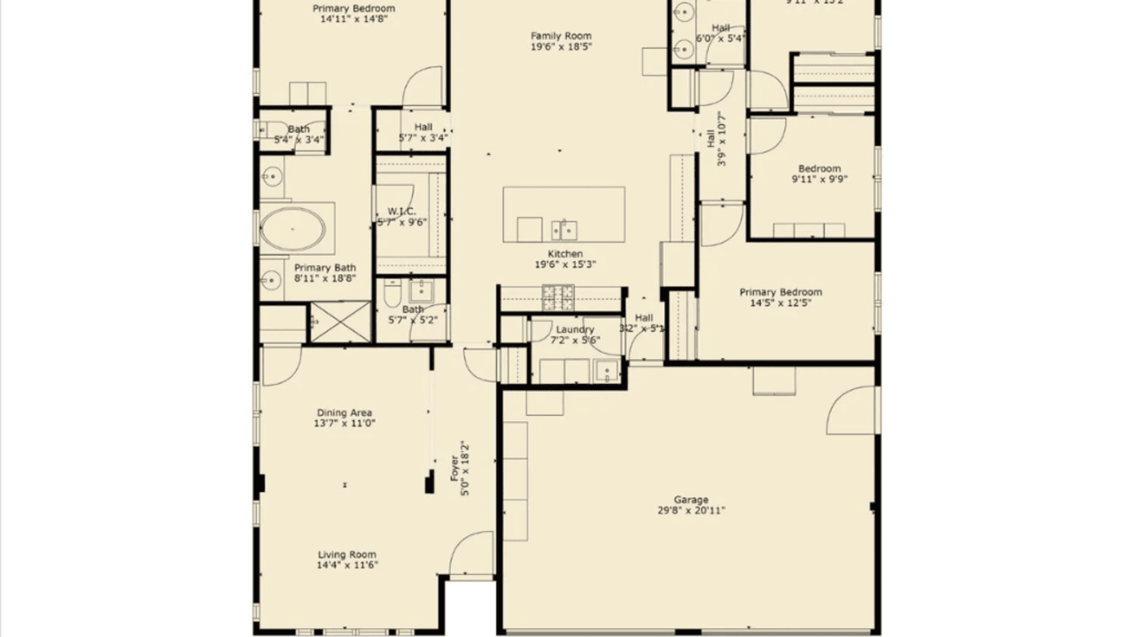 Tour This Charming Winters Home with Marble Counters, Walk-In Closet, and Abundant Storage(Floor Plan Included)