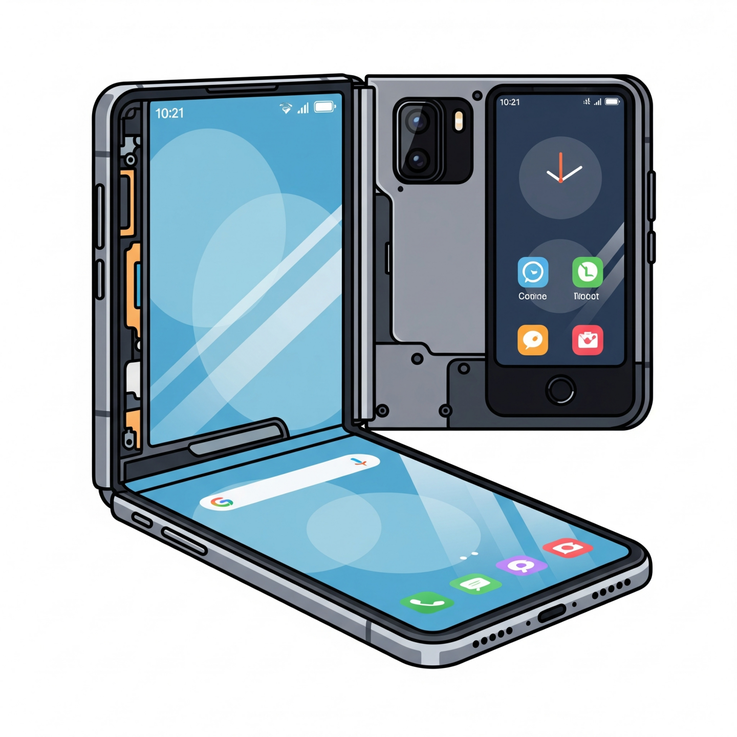搶攻摺疊手機市場！摺疊 iPhone 無摺痕技術曝光、Samsung 三摺機登場時間一次看