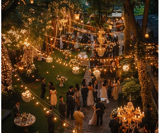 Fairy Lights & Hanging Lanterns