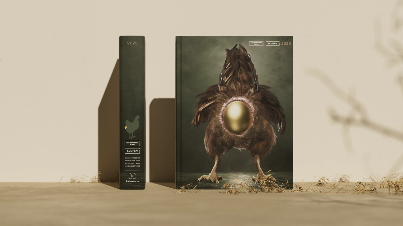 Image from the SCOPEN's 30th Anniversary: Editorial Design for a Golden Idea article on Abduzeedo