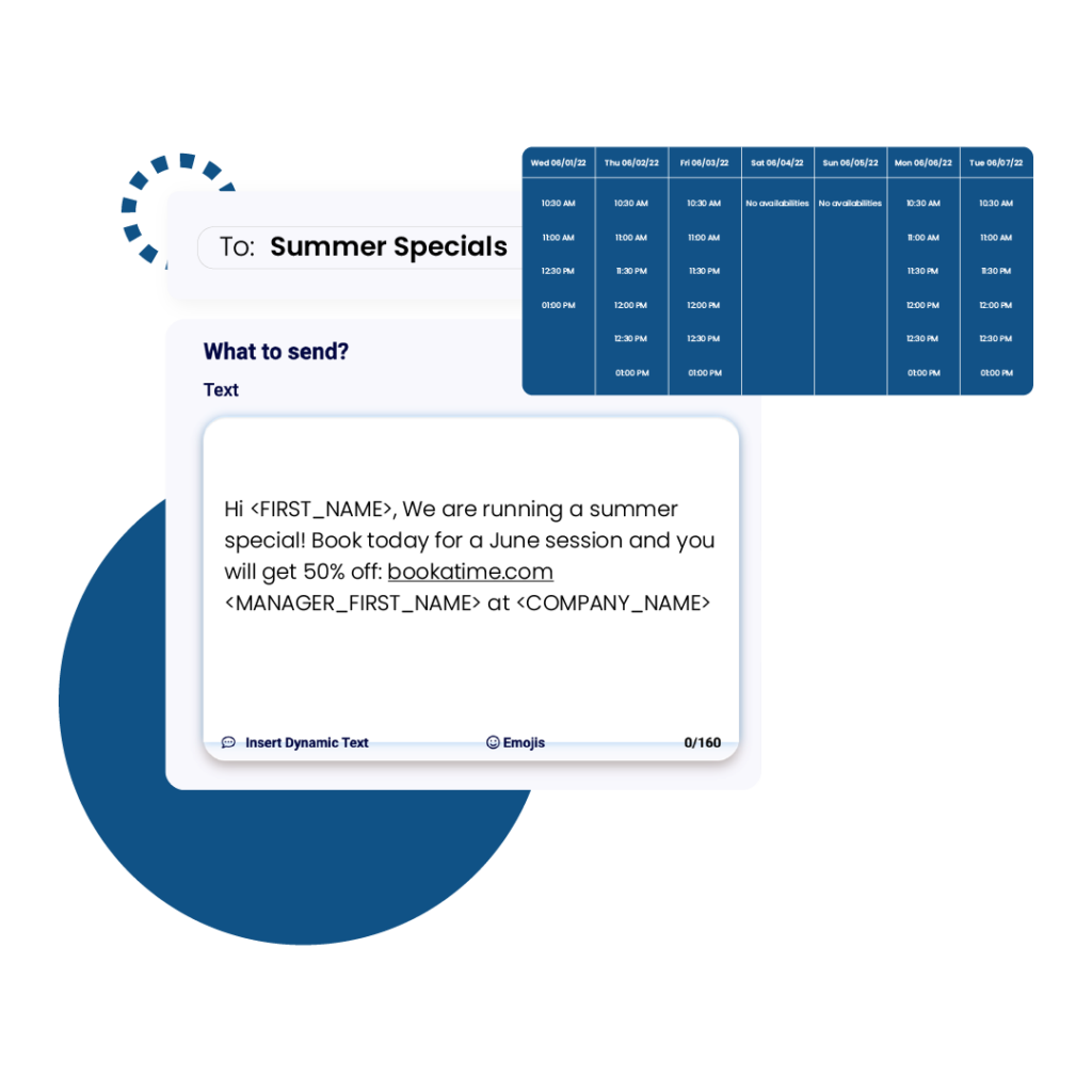 SMS scheduling