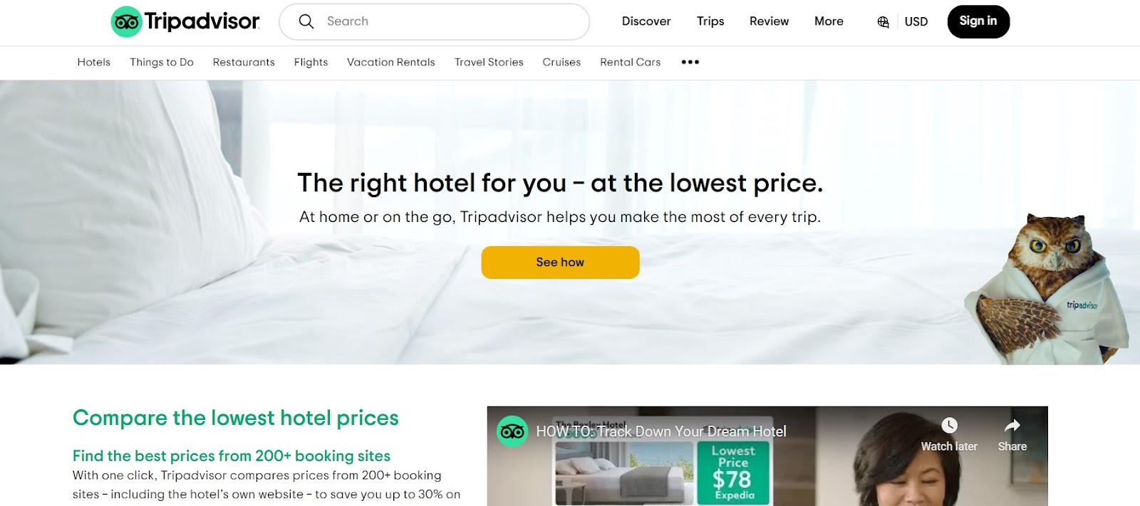 TripAdvisor free website promotion