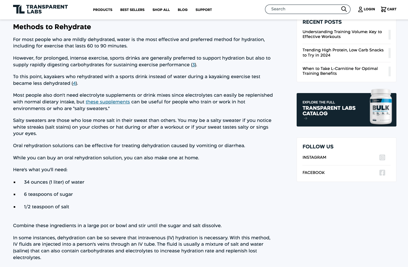 6 Types of Content You Need in Your Ecommerce Marketing Strategy Transparent Labs