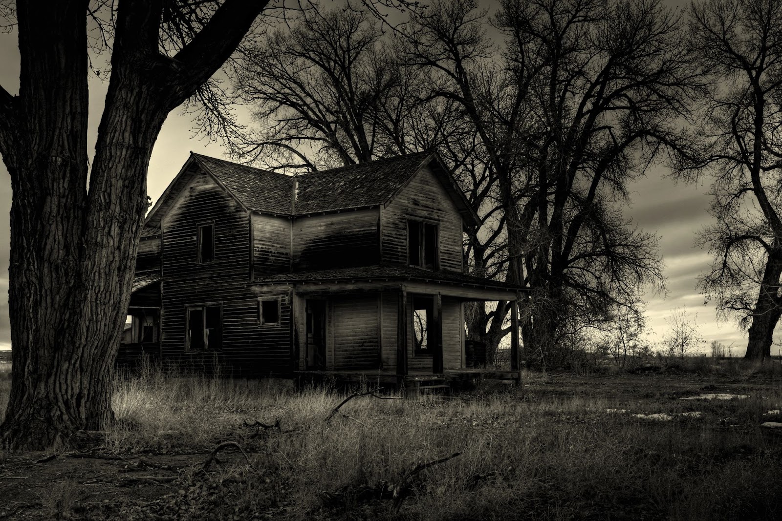 Haunted house in rural Wyoming