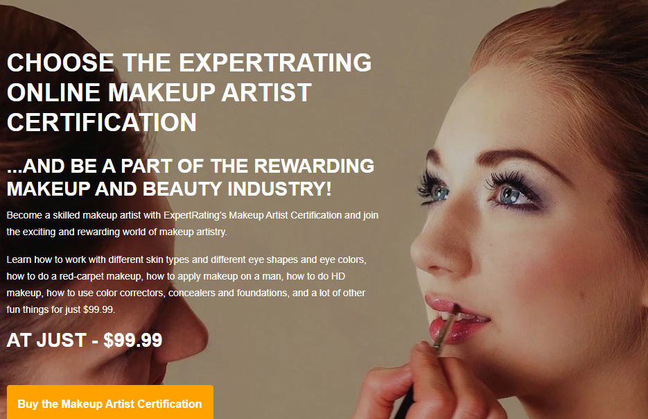 ExpertRating makeup artist certification