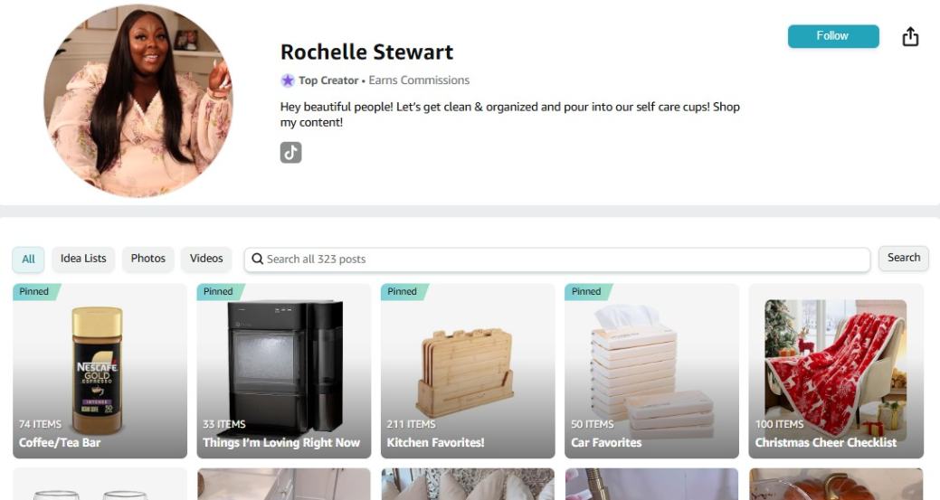 Rochelle N. Stewart, Amazon influencer