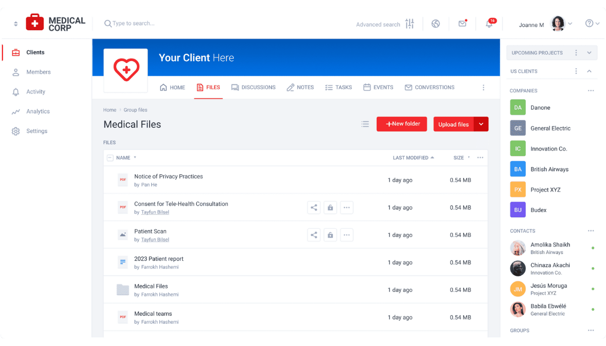 Clinked File Sharing