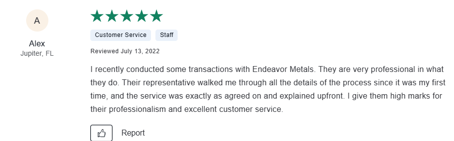 review 2 of Endeavor Metals Group