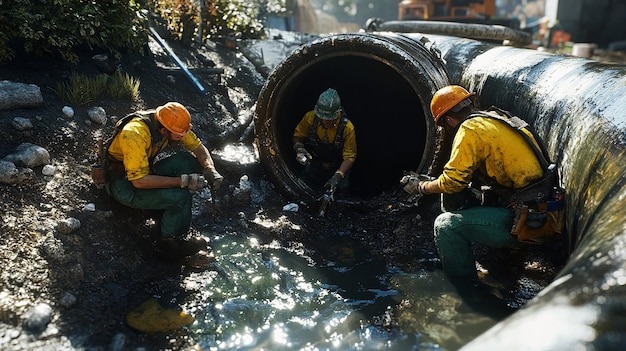 sewage backup cleaning