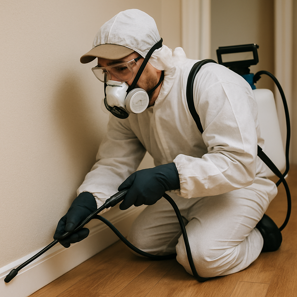 local exterminator at work